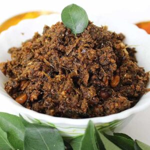 Curry Leaves Pickle (Karivepaku Pachadi)
