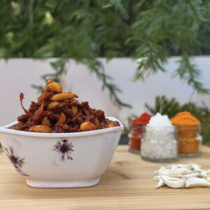 Garlic Pickle (Vellulli Pachadi)