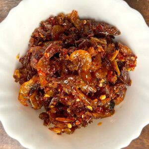 Dry Prawn Pickle ( Endu Royyalu Pachadi)