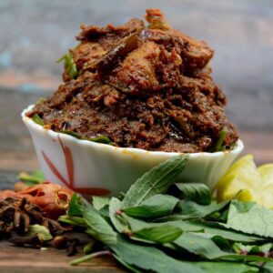 Mutton Gongura Pickle (Meka Gongura Pachadi)